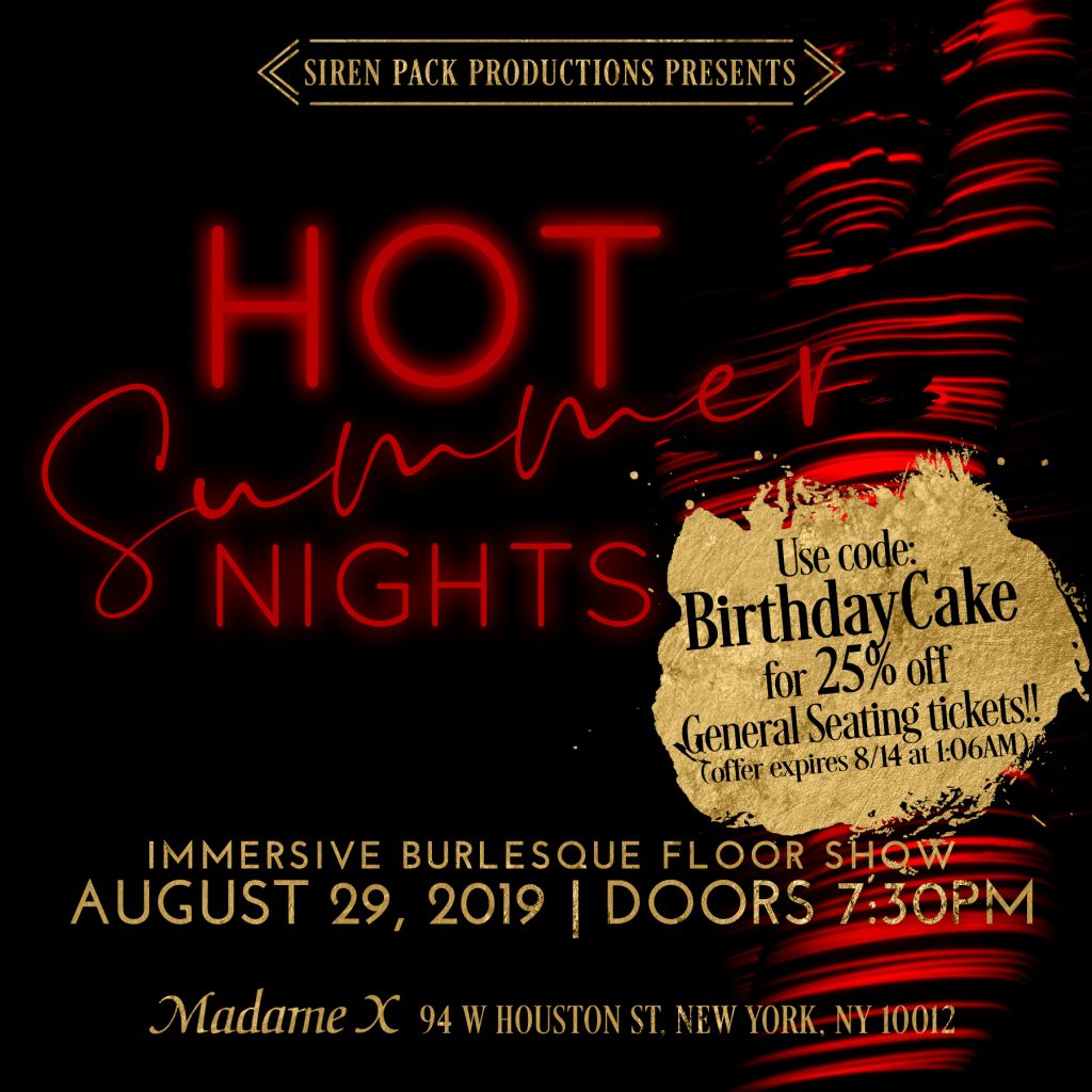 Immersive Burlesque Show NYC - www.shayaulait.com